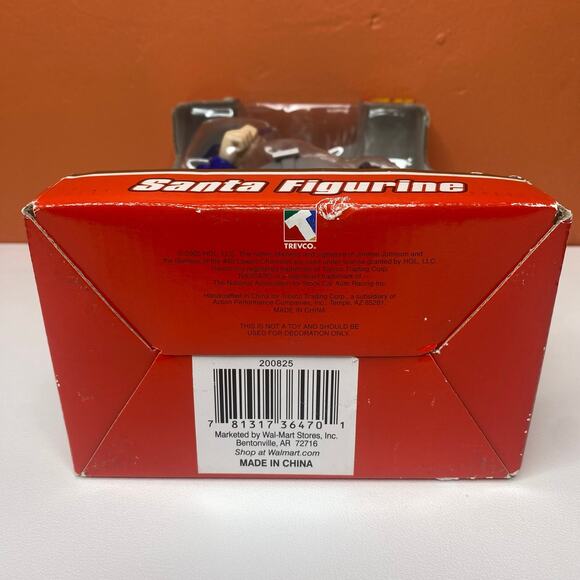 Trevo Christmas 2005 Nascar Jimmie Johnson #48 Santa with Ticket Figure 8” - Picture 9 of 12